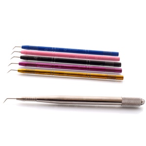 Outil de beauté de marque privée de lève-cils en acier arc-en-ciel emballé personnalisé avec pointe pointue en acier inoxydable pour le toilettage permanent des cils - Product Image 3