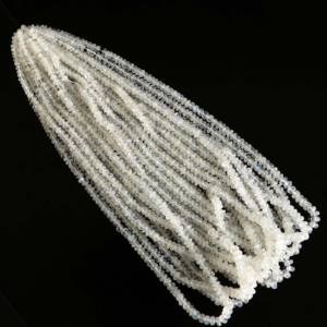 Perles rondes lisses en pierre de lune arc-en-ciel 3,5-5,5 mm, pierre de lune naturelle à reflets bleus, perles de pierres précieuses en vrac, 16 pouces pour la fabrication de bijoux - Product Image 5