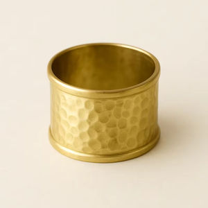 Anillo de Servilleta de Metal Elegante de Fabricante Confiable, Accesorio Decorativo para la Mesa para Eventos de Cena Formales y Estilo de Decoración del Hogar - Product Image 1