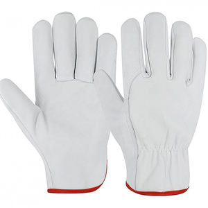 Guantes de máquina de soldadura de alta frecuencia de cuero para hombre, resistentes a Cortes, a prueba de aceite, resistentes al calor para trabajo al aire libre, soldadura mecánica - Product Image 1