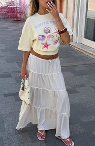 Camiseta Holgada de Verano para Mujer con Estampado de Limón, Ecológica - Product Image 2