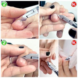 Cortacutículas de 3/4 de pulgada, tijeras de acero inoxidable para uñas, herramienta profesional para pedicura y manicura, modelo 2026 - Product Image 4