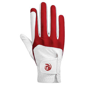 Gants de golf synthétiques à ajustement de compression pour hommes Zero Friction Usine Vente en gros Universel Blanc Bleu Fit pour le sport - Product Image 4