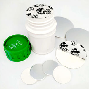 Revestimientos de sellado de microventilación transpirables a prueba de fugas, tapas de tapa de botella resistentes a productos químicos, revestimientos de sellado de microventilación, cierre transpirable - Product Image 1