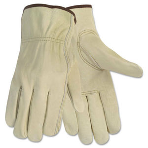 Gants de pilote en cuir de vache de haute qualité Gants de travail d'hiver pour le quotidien et les sports en plein air avec du coton - Product Image 6