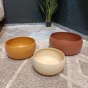 Vase à fleurs en aluminium plaqué or, vase de table décoratif pour la maison et le bureau, forme ronde, décoration florale en métal pour le salon - Product Image 6