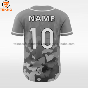 Maillot de baseball personnalisé pour hommes et femmes t-shirt de baseball respirant de grande taille uniforme de baseball avec impression par sublimation entretenu par OEM - Product Image 5