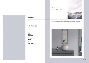 Mosaïques Glossiques Feuille de diamant cyan 48mm Carrelage de sol et de mur intérieur en céramique pour projets de luxe 296x346mm - Product Image 3