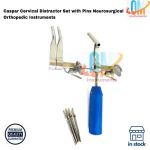 Set de distractor cervical Caspar con pines, instrumentos ortopédicos y neuroquirúrgicos de acero inoxidable de grado quirúrgico reutilizables |   OldMed - Product Image 6
