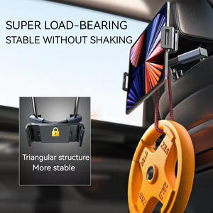 แท่นวางโทรศัพท์มือถือสำหรับรถยนต์ที่นั่งด้านหลังตัวยึดแท็บเล็ตสำหรับโทรศัพท์แท็บเล็ต4.7-12.9นิ้ว - Product Image 4