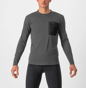 Camiseta personalizada al por mayor de tela personalizada y ajuste de manga larga para hombre, camisetas de algodón de manga larga para hombre con parche de bolsillo en el pecho - Product Image 6