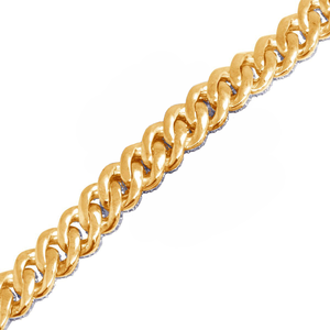 Chaîne élégante à maillons cubains en argent sterling S925 avec diamant moissanite bijoux en diamant personnalisés hip hop glacés - Product Image 5