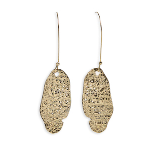 CUCOCUCA YXQ E148 Orecchini a lobo/goccia in acciaio inossidabile color oro, sofisticati ed eleganti, adatti per l'uso quotidiano, spedizione UE in 48 ore - Product Image 1