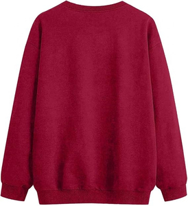 Sudadera con capucha en relieve 3D personalizada, jersey de cuello redondo de algodón, sudaderas térmicas con estampados personalizados de gran tamaño para hombres - Product Image 6