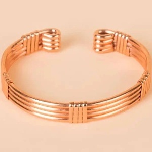 Premium Quality <b>Copper</b> Wire Magnetic Bracelet Bangles Set Pure Natural Handmade <b>Copper</b> Therapy Pure <b>Copper</b> Bracelet - Product Image 4