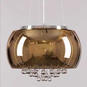 Lámpara de Araña de Cristal Encantada (40 cm) |   Lámpara de Techo con Acabado Espejo Dorado |   Lámpara Colgante Moderna de Lujo - Product Image 3