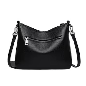 Sac à main en cuir véritable pour femme – Sac à bandoulière minimaliste en cuir de vachette – Sac à main élégant pour tous les jours. - Product Image 5