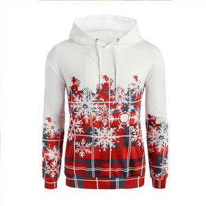 Sweatshirts à capuche pour hommes 100% coton Logo personnalisé imprimé motif solide pour l'hiver - Product Image 3