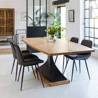 Table de salle à manger en bois d'acacia de Montréal