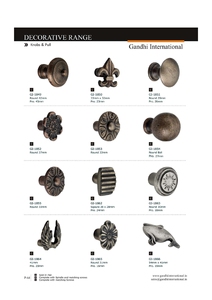 Perilla de armario de hierro grabado negro de tamaño pequeño de calidad superior 2025, fabricante directo para cocina, almacén, hogar, Bar, uso en Hotel - Product Image 5