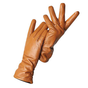 Personaliza tu propio logotipo Guantes de cuero de moda Transpirable Precio barato Guantes de cuero de moda - Product Image 1