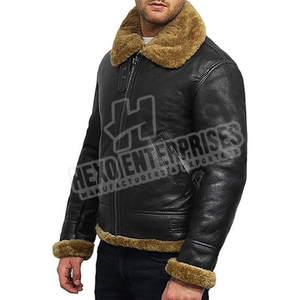 เสื้อแจ็กเก็ตหนังขนเฟอร์แบบลำลองสำหรับฤดูหนาวสีพื้นสไตล์ใหม่ - Product Image 3