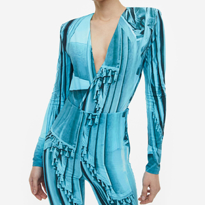 เลกกิ้งโยคะวิ่งผู้หญิงเอวสูงผ้าเนื้อเดียวยืดได้สี่ทิศทางระบายอากาศได้ดีไร้ตะเข็บขายส่ง - Product Image 1