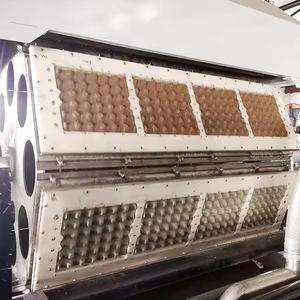 เครื่องขึ้นรูปถาดใส่ไข่เยื่อกระดาษสายการผลิตถาดไข่ - Product Image 3