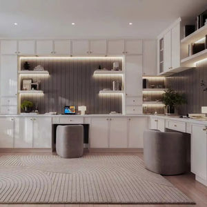 Mueble de Cocina Modular Europeo Inteligente, Diseño Moderno Completo en Madera, Melamina UV y MDF, Conjunto de Gabinetes de Cocina Independientes de Fábrica en Vietnam - Product Image 1