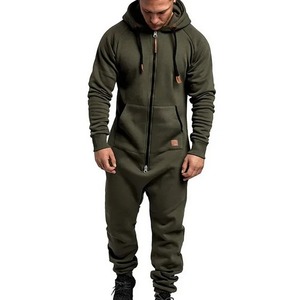 Chándal para hombre 100% algodón para hombre Otoño e Invierno Nuevo Color sólido Sudadera con capucha + Pantalones Conjunto de dos piezas Conjunto de moda Chándal para hombre - Product Image 4