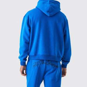 Survêtements pour hommes 100% Cotton Made Two Piece Slim Fit Tracksuits Tracksuits for Men Premium Quality - Product Image 5