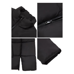 Chaqueta de Plumón Ligera e Impermeable de Invierno con Logotipo Personalizado, Chaqueta de Moda Urbana con Capucha Desmontable para Hombre - Product Image 5