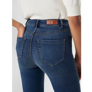 เสื้อผ้าสตรีขายส่งกางเกงยีนส์เซ็กซี่ผ้ายีนส์สำหรับผู้หญิงสไตล์ผอมกางเกงยีนส์ขาสีฟ้าให้บริการ2025 - Product Image 6