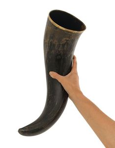 Taza Vikinga de Cuerno de Búfalo Ecológica de Alta Calidad, Artesanía Natural, Estilo Animal Pulido, Decoración Moderna para el Hogar, Tallada - Product Image 6