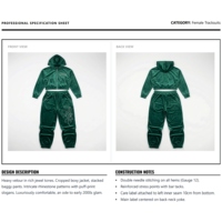 Survêtement en velours coupe-vent personnalisé pour femme, collection 2026, poids moyen, avec imprimé uni et strass, ensemble complet respirant avec sweat à capuche et pantalon de jogging