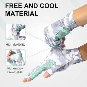 2026 Best Selling Custom <b>Fishing</b> <b>Gloves</b> Manufacturer Women's Sun Protection Fingerless <b>Fishing</b> <b>Gloves</b> Breathable - Product Image 6