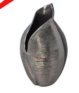 Vase à fleurs en acier inoxydable en métal martelé de qualité supérieure pour décor de restaurant d'hôtel et de bureau - Product Image 2