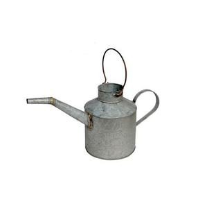 Arrosoir en métal galvanisé de style vintage, outil de jardin durable pour l'extérieur avec charme rétro - Product Image 2