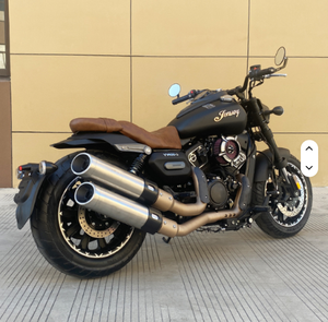 Nueva Motocicleta Retro de Gasolina YY400-5 400CC con Enfriamiento por Agua, Cilindro en V, Velocidad Máxima 180km/h, en Oferta - Product Image 1