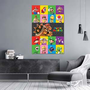 Nintendo Super Mario Characters <b>Poster</b> Durable Paper for Wall Decor for Birthday Occasions - Product Image 4