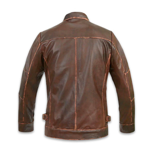 Custom Made High Quality <b>Genuine</b> <b>Leather</b> <b>Jacket</b> For Men At Wholesale Price Custom Embroidery <b>Leather</b> Winter <b>Jacket</b> For Men - Product Image 2