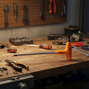 Chrome-Plated Offset Male Wrenches with Handle for <b>Torx</b> Head Screwdriver - Product Image 3