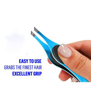 Pince à épiler inclinée en acier inoxydable de vente chaude - Product Image 4