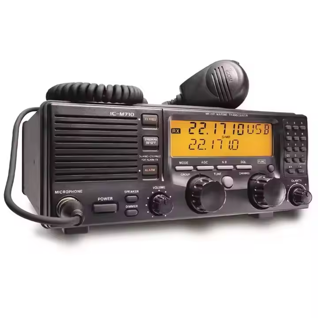 IC-M710 150W High Power Marine MF HF SSB Shortwave Maritime Communication Radio Transceiver Long Range Radio Base Station