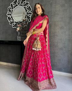 Mới Thiết Kế Đảng Mặc Nặng Mềm Georgette Với Thêu Làm Việc Và Sequnce Làm Việc Wedding Wear Lehngha Choli - Product Image 1