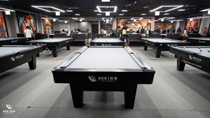 โต๊ะพูลไม้หนา9ft ชั้นทนทานออกแบบหรูหราสำหรับธุรกิจโรงแรมและพื้นที่บันเทิง - Product Image 2