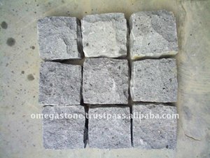Grey Basalt Cobblestone - Natural <b>Stone</b> Outdoor Pavers Durable Eco-Friendly - Product Image 5