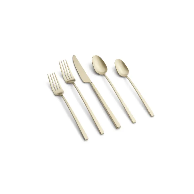 Hot bán Flatware mạ Vàng Flatware in logo thép không gỉ bạc thiết lập dao kéo thép không gỉ dao kéo cho đám cưới