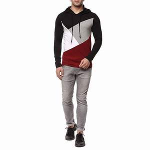 Sweat-shirt à capuche pour homme, imprimé en relief, chaud pour l'hiver, fabriqué en tissu polaire technique, col à capuche, pour adultes - Product Image 6