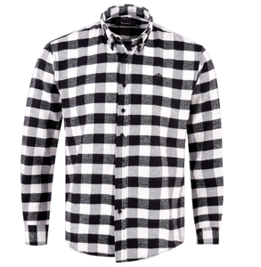 เสื้อเชิ้ตผู้ชายคุณภาพสูง ผ้าแฟลนเนล สวมใส่สบาย ระบายอากาศได้ดี ซับในเต็มตัว ลายดอกไม้ ปกตั้ง ป้องกันรอยยับ - Product Image 4